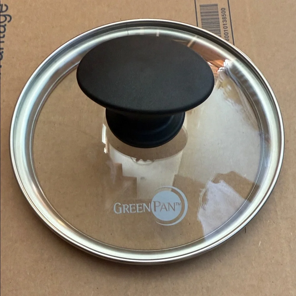 Green Pan Brand Replacement LID ONLY Approximately for a 6 inch sauce pan.
